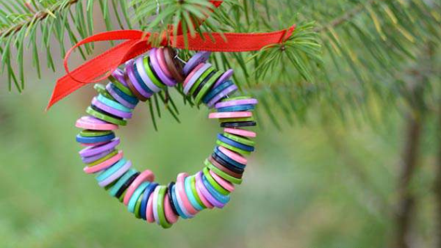 Button wreath